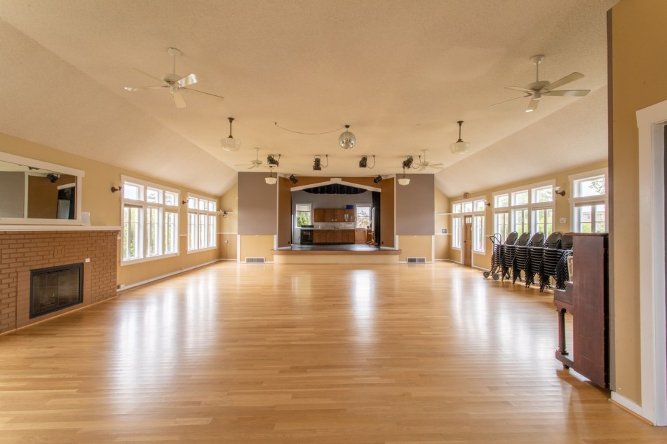Our dance hall in the Sunset Hill Community Club